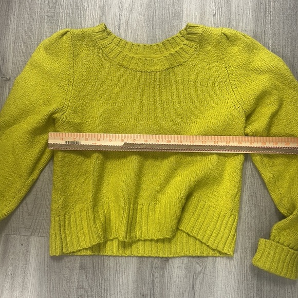 Maeve Crew Neck Puff Sleeve Sweater Size Medium - Picture 8 of 11